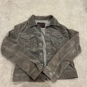Ag Adriano Goldschmied Taupe Corduroy Jacket